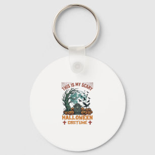 Is Eng Halloween Kostuum Grafsteen Pompoenen Maan Sleutelhanger