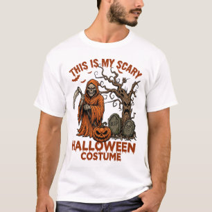 Is eng Halloween-kostuum oranje Reaper-pompoen_1 T-shirt