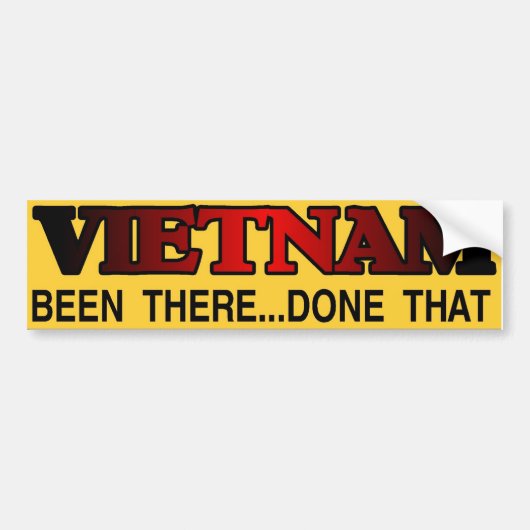 is er gedaan dat bumpersticker (Voorkant)