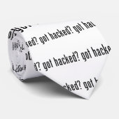Is er gehackt? stropdas (Opgerold)