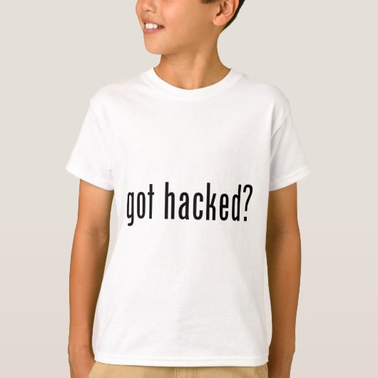 Is er gehackt? t-shirt (Voorkant)