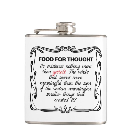 Is Existence Gestalt? Heupfles (Voorkant)