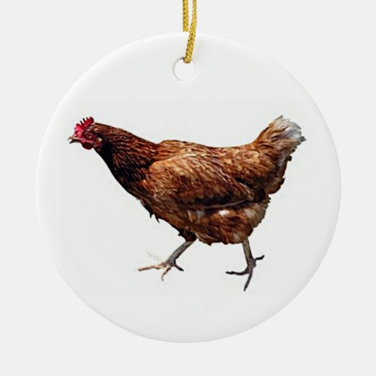 IS GEEN CHICKEN COOL CHRISTMAS ORNAMENT (Voorkant)