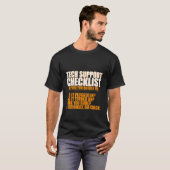 Is het aangesloten wanneer het ingeschakeld wordt, t-shirt (Voorkant volledig)