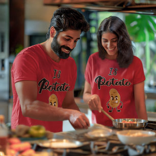 Is het aardappellate nachtelijke Show Angry Kawaii T-shirt