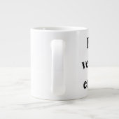 Is het al vrijdag? In het Frans! Grote Koffiekop (Achterkant)