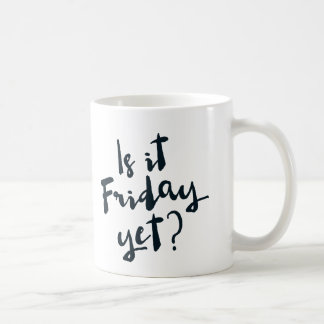 Is het al vrijdag? mok