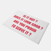 Is het een heet doormat? deurmat (Schuin)