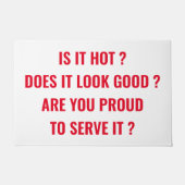 Is het een heet doormat? deurmat (Voorkant)