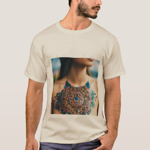 Is het een ontwerp, winkelnaam of uitdrukking die t-shirt