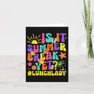 Is het een zomerpauze, maar een lange dame op de l kaart