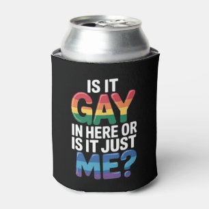 Is het hier gay of is het gewoon mij grappig LGBTQ Blikjeskoeler