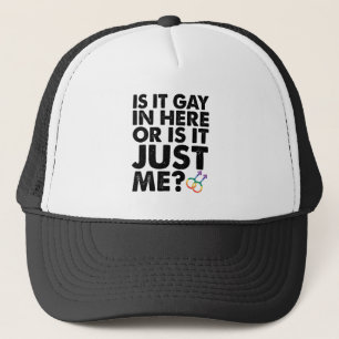Is Het Homoseksueel Hier Of Is Het Alleen Mij LGBT Trucker Pet