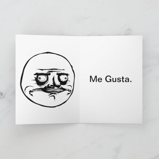 Is het jouw verjaardag? Ik ben Gusta. Verjaardag K Kaart (Binnen)