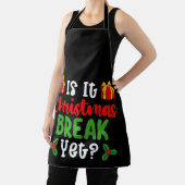 Is het kerstvakantie maar toch grappige vakantie schort (Insitu)