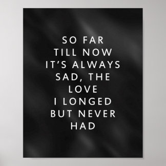 Is het liefde - kort gedicht poster