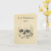 Is het nog Halloween? Kaart (Gele Bloem)