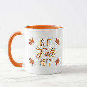 Is het nog Herfst? Funny Autumn Mok (Links)