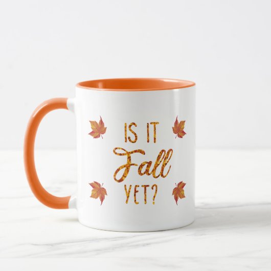 Is het nog Herfst? Funny Autumn Mok (Links)