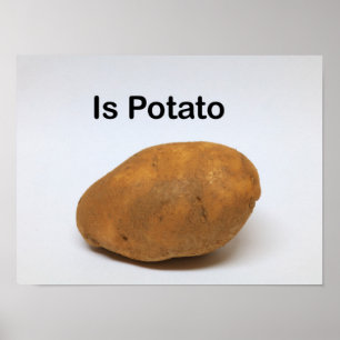Is het Poster van aardappelen