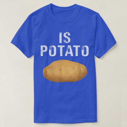 Is het shirt van aardappelen grappig, zoals te zie (Design voorkant)