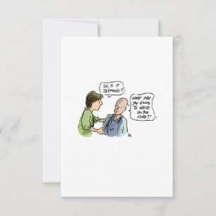 Is het terminal? Funny Cancer Kaart