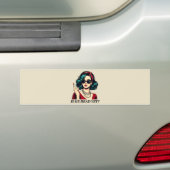 Is hij dood en toch grappig Gezegde Dark Humor Bumpersticker (Op auto)