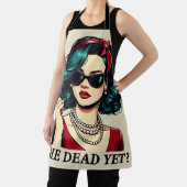 Is hij dood en toch grappig Gezegde Dark Humor  Schort (Insitu)