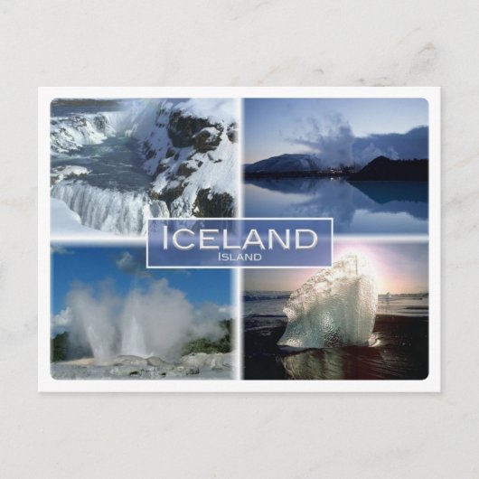 IS Island - IJsland - Briefkaart (Voorkant)