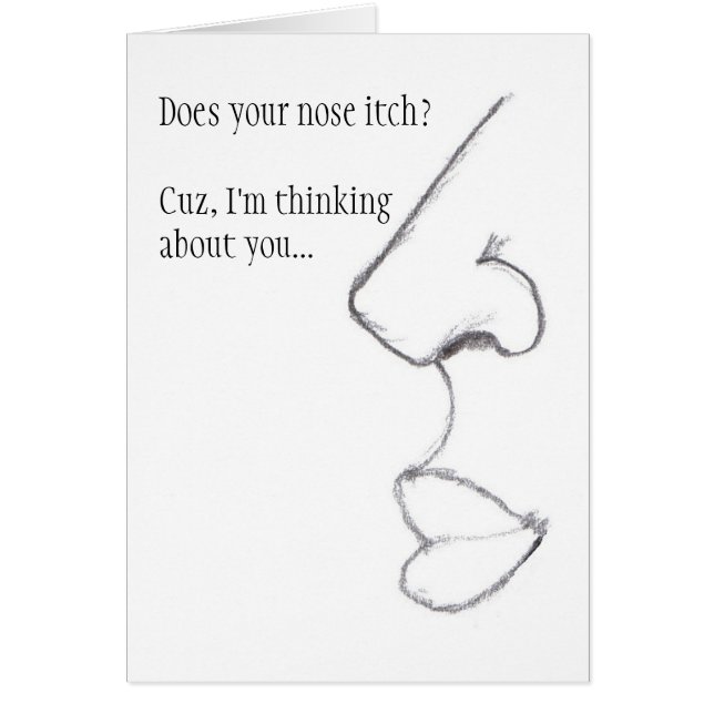 Is je neus Jeuk? (Voorkant)