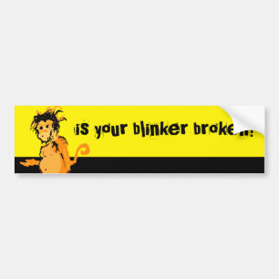Is je oogklep kapot? bumpersticker