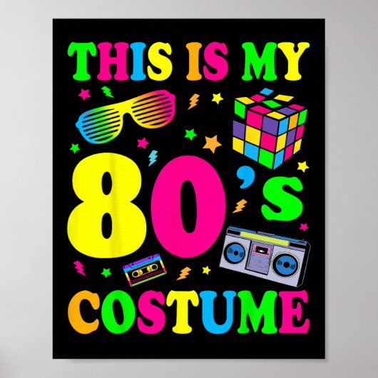 Is mijn 80s kostuum 80#39; s 90#39; s Feest Poster (Voorkant)