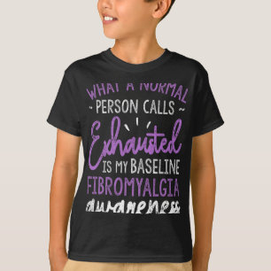 Is mijn baseline fibromyalgie bewustzijnslint t-shirt