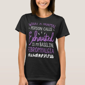Is mijn baseline fibromyalgie bewustzijnslint t-shirt