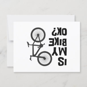 Is mijn bijk OK Funny Mountain Bike? Briefkaart