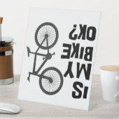 Is mijn bijk OK Funny Mountain Bike? Reclamebord Met Voetstuk (Insitu)