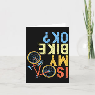 Is mijn fiets OK, Funny Fietsfiets Humor Kaart