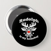 is mijn Homeboy Ronde Button 4,0 Cm (Voorkant /achterkant)