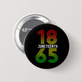 Is mijn Independence Day Black Pride Ronde Button 5,7 Cm (Voorkant /achterkant)