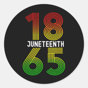 Is mijn Independence Day Black Pride Ronde Sticker