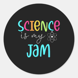 Is mijn Jam Schattigee Wetenschapsdocent waarderin Ronde Sticker