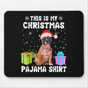 Is mijn Kerst Franse buldog hond pyjama puppy lo Muismat