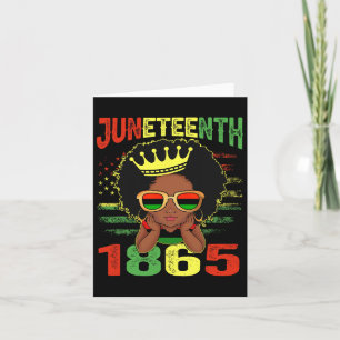 Is mijn Onafhankelijkheidsdag Juneteenth 1865 Vrou Kaart