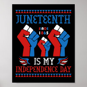 Is mijn Onafhankelijkheidsdag sinds 1865 Rood Wit Poster