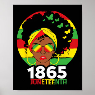 is mijn onafhankelijkheidsdag zwarte vrouwen vrijh poster