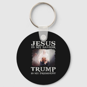 Is mijn redder Trump is mijn President 1 Sleutelhanger