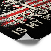 Is mijn redder Trump is mijn President Amerikaanse Poster (Hoek)