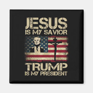 Is mijn redder Trump is mijn President Trump 2024 Magneet