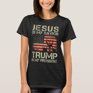 Is mijn redder Trump is mijn President Trump 2024 T-shirt