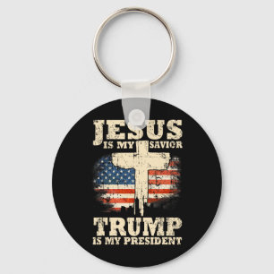 Is mijn redder Trump is mijn President Trump suppo Sleutelhanger